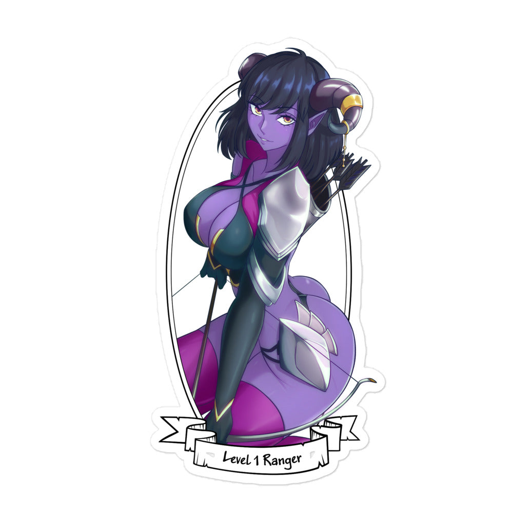 Tiefling Ranger "Sage" Sticker